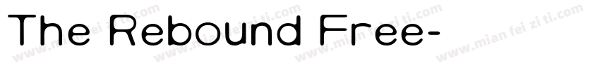 The Rebound Free字体转换